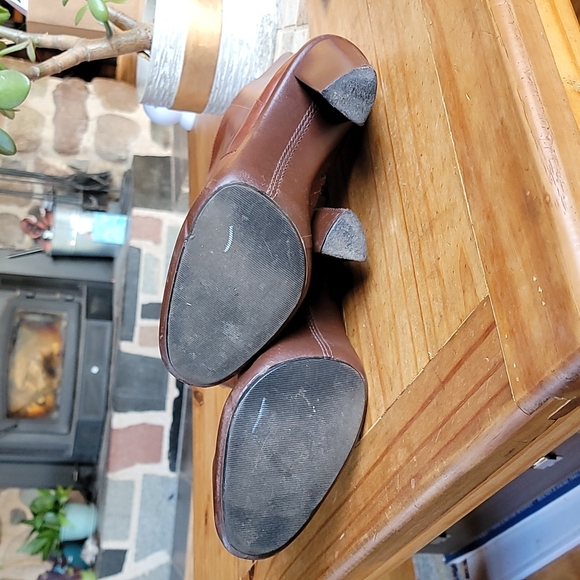 Tommy Hilfiger Brown Leather Boots - Picture 4 of 8